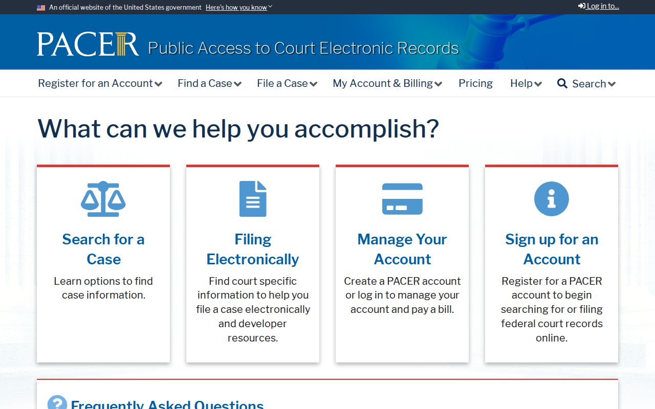 Palm Beach County criminal history federal PACER court search